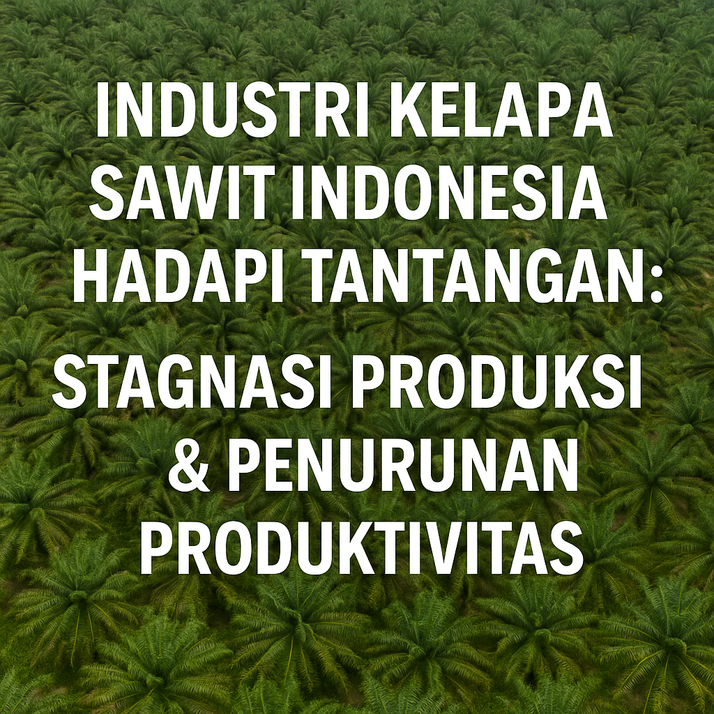 Industri kelapa sawit Indonesia hadapi tantangan stagnasi produksi dan penurunan produktivitas